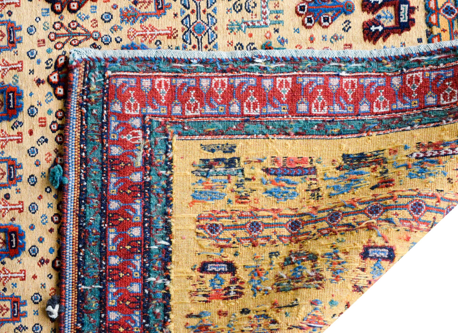 Vintage Afshar Rug For Sale