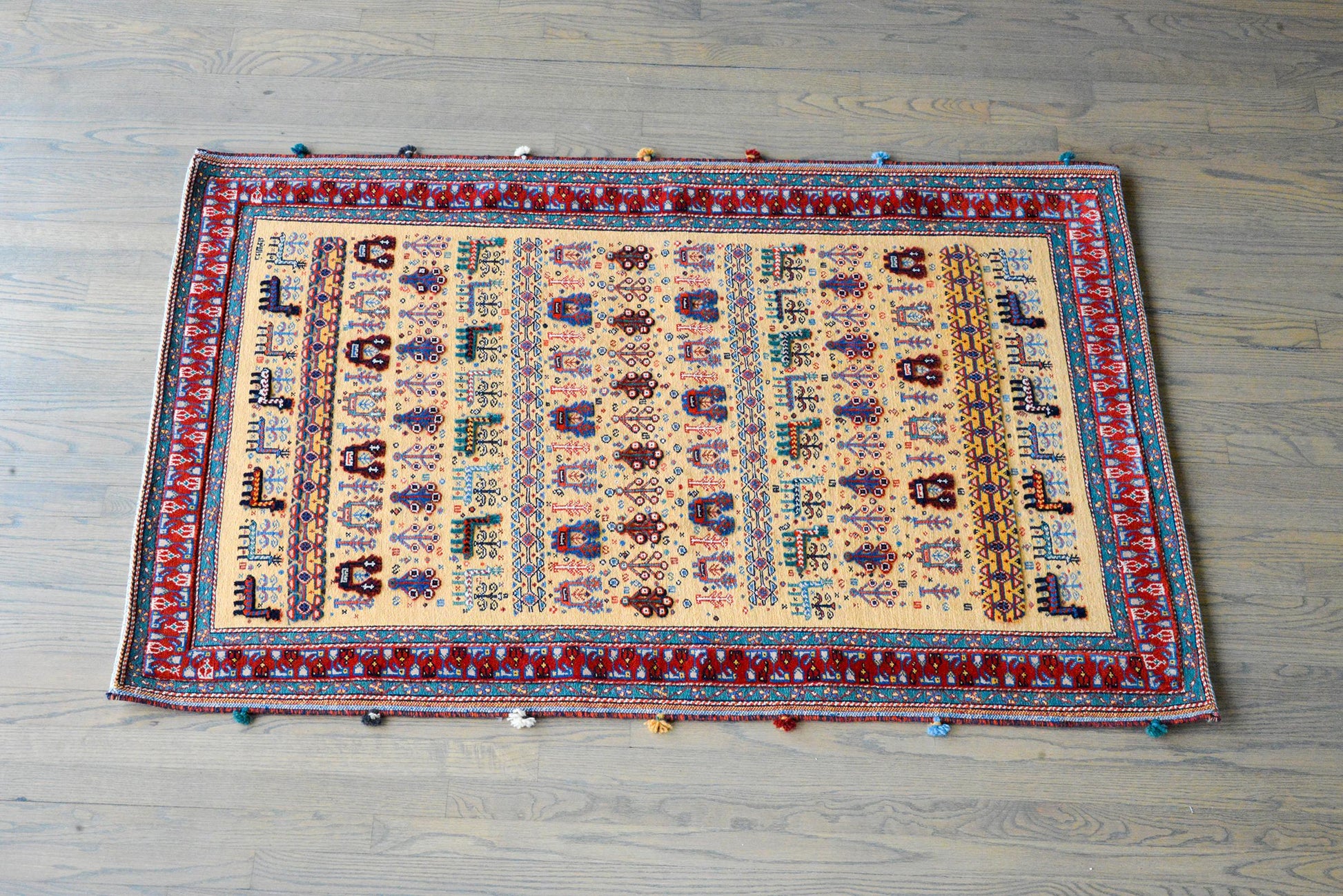 Vintage Afshar Rug For Sale