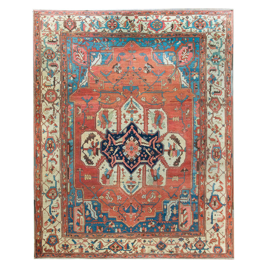 Late 19th Century Persian Bakshaish Rug For Sale