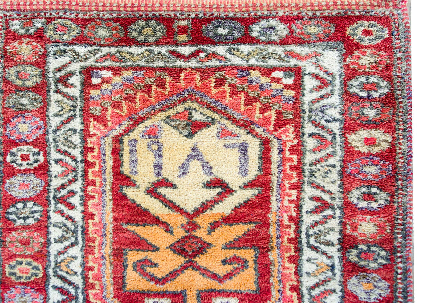 Vintage Turkish Konya Runner For Sale