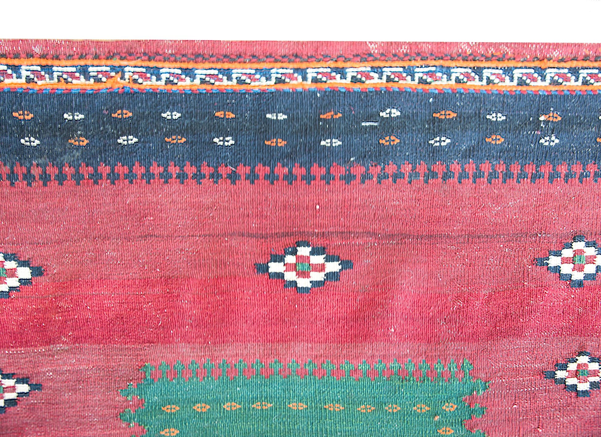 Early 20th Century Persian Afshar Sofreh Rug For Sale