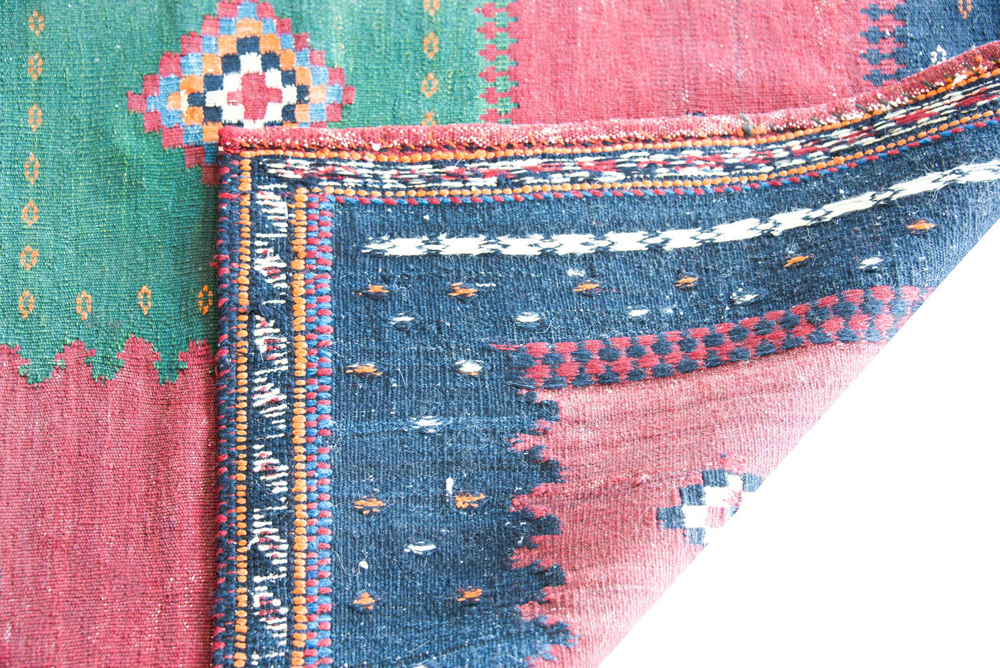 Early 20th Century Persian Afshar Sofreh Rug For Sale