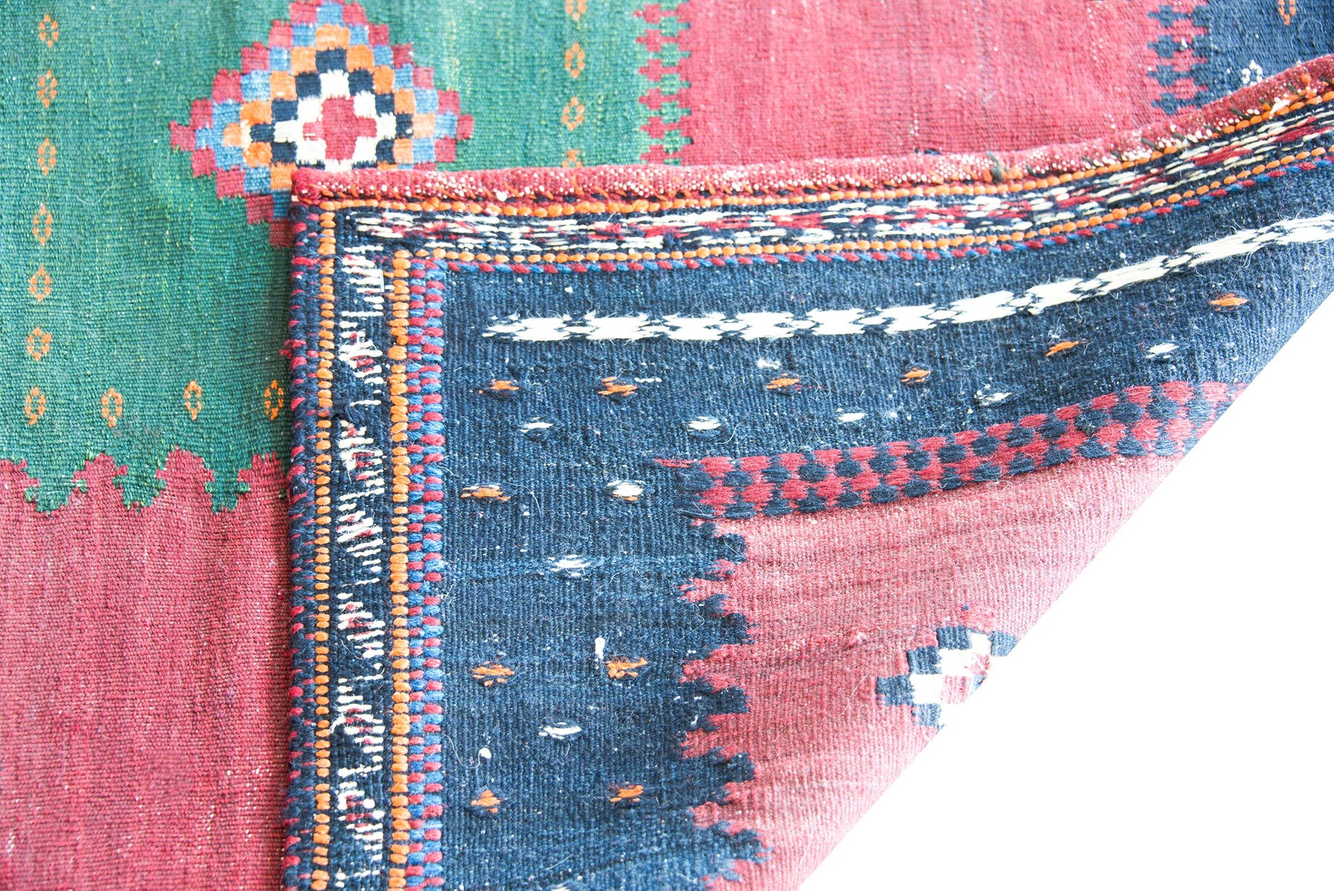 Early 20th Century Persian Afshar Sofreh Rug For Sale