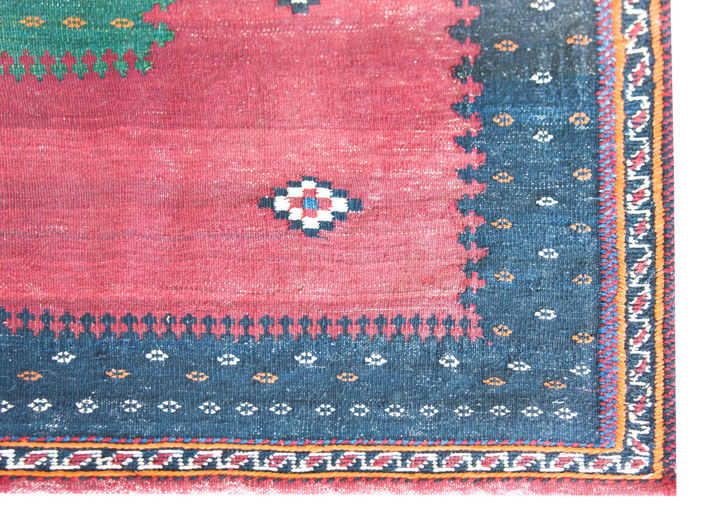 Early 20th Century Persian Afshar Sofreh Rug For Sale
