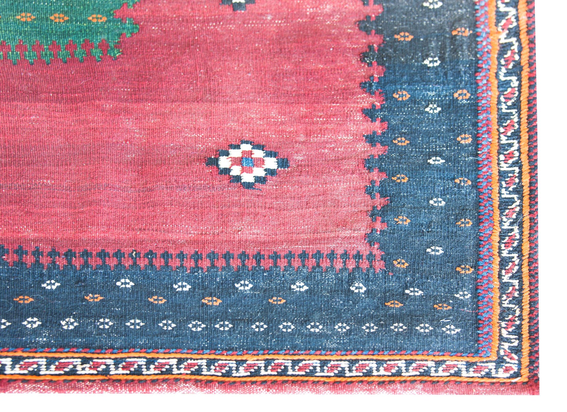 Early 20th Century Persian Afshar Sofreh Rug For Sale