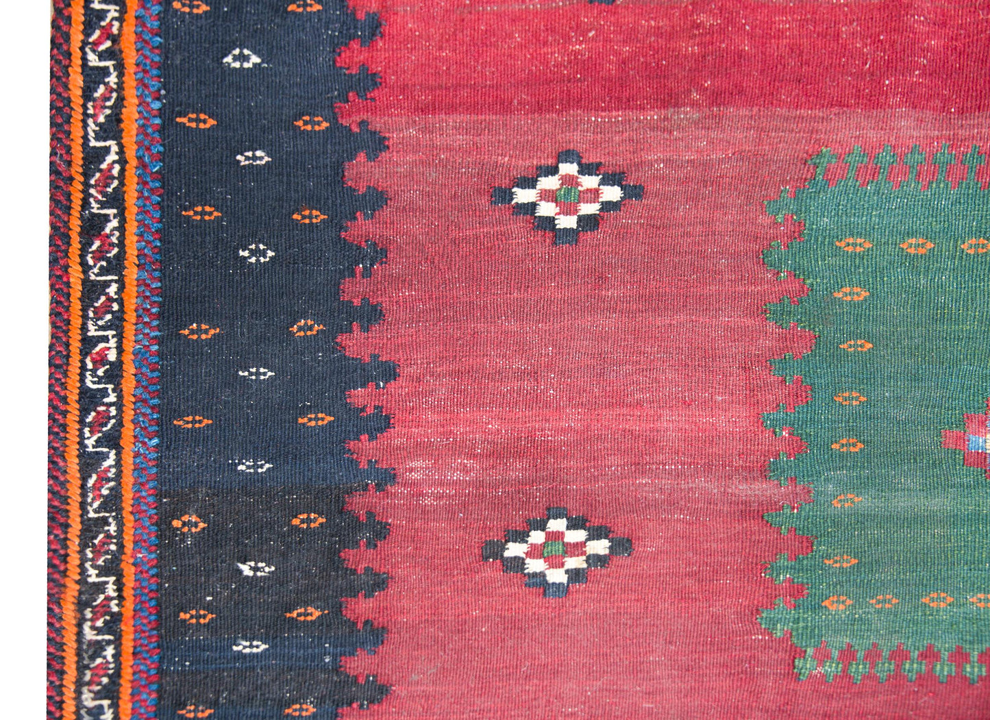 Early 20th Century Persian Afshar Sofreh Rug For Sale