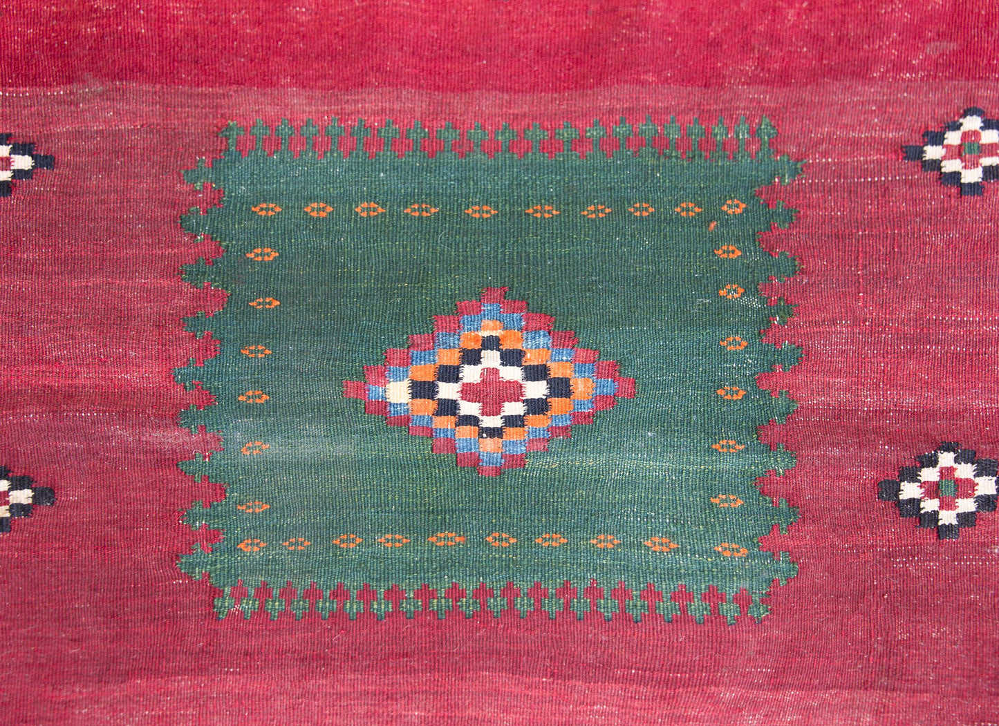 Early 20th Century Persian Afshar Sofreh Rug For Sale