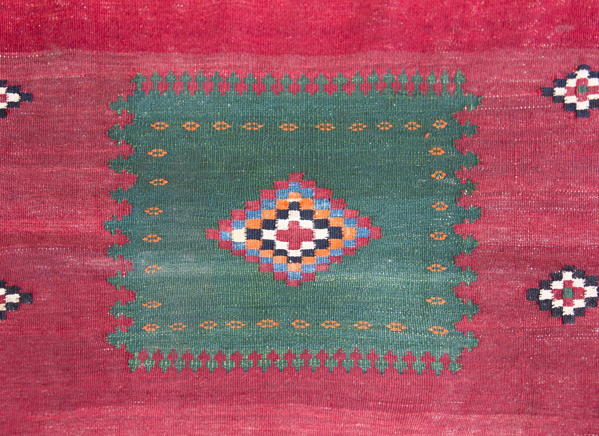 Early 20th Century Persian Afshar Sofreh Rug For Sale