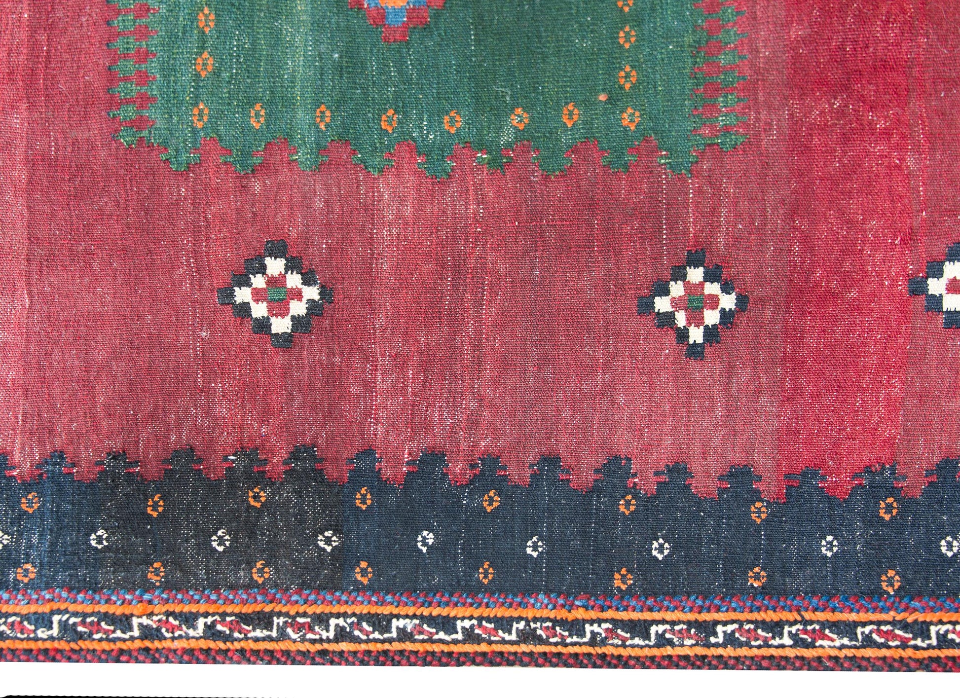 Early 20th Century Persian Afshar Sofreh Rug For Sale