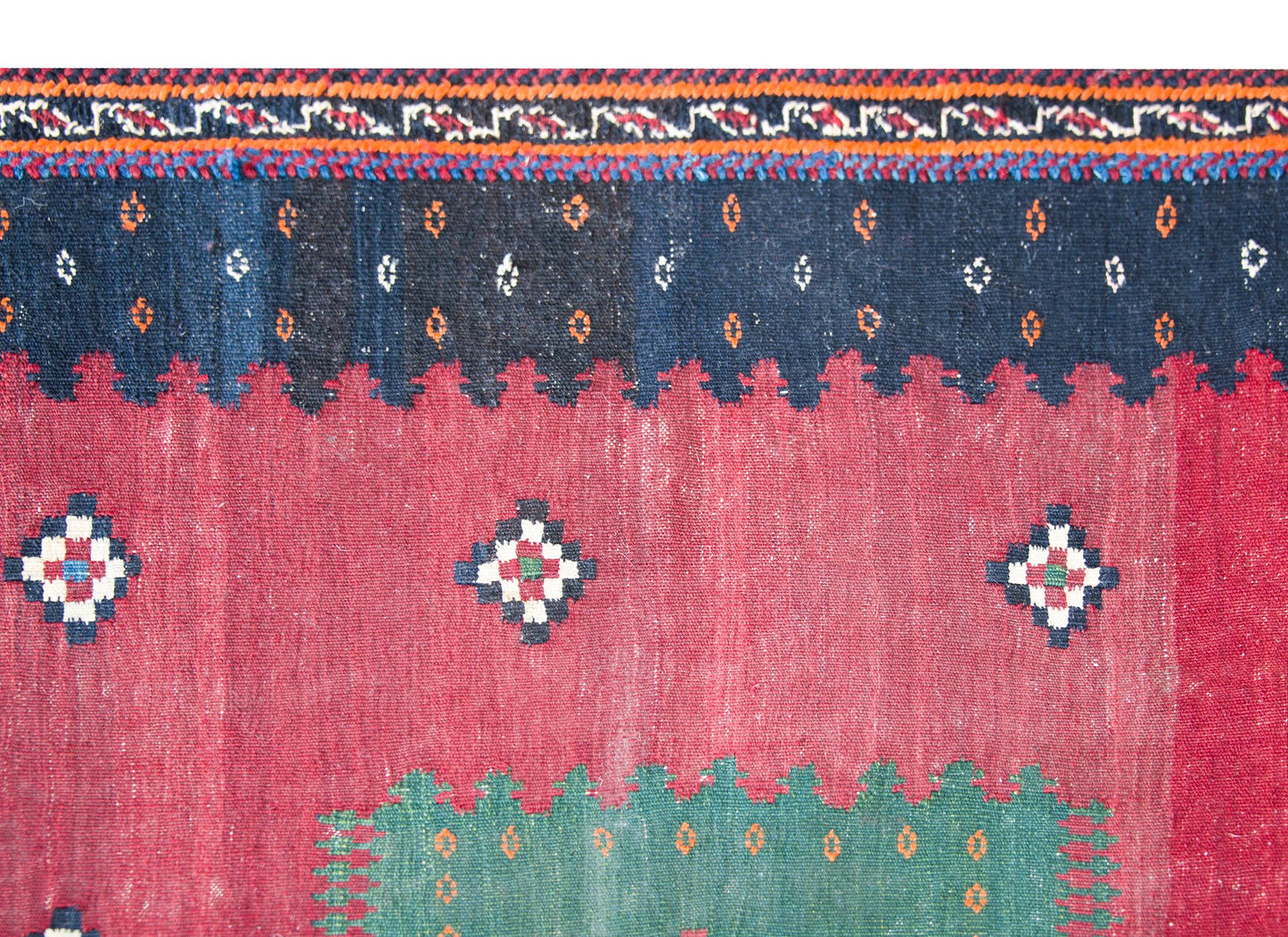 Early 20th Century Persian Afshar Sofreh Rug For Sale