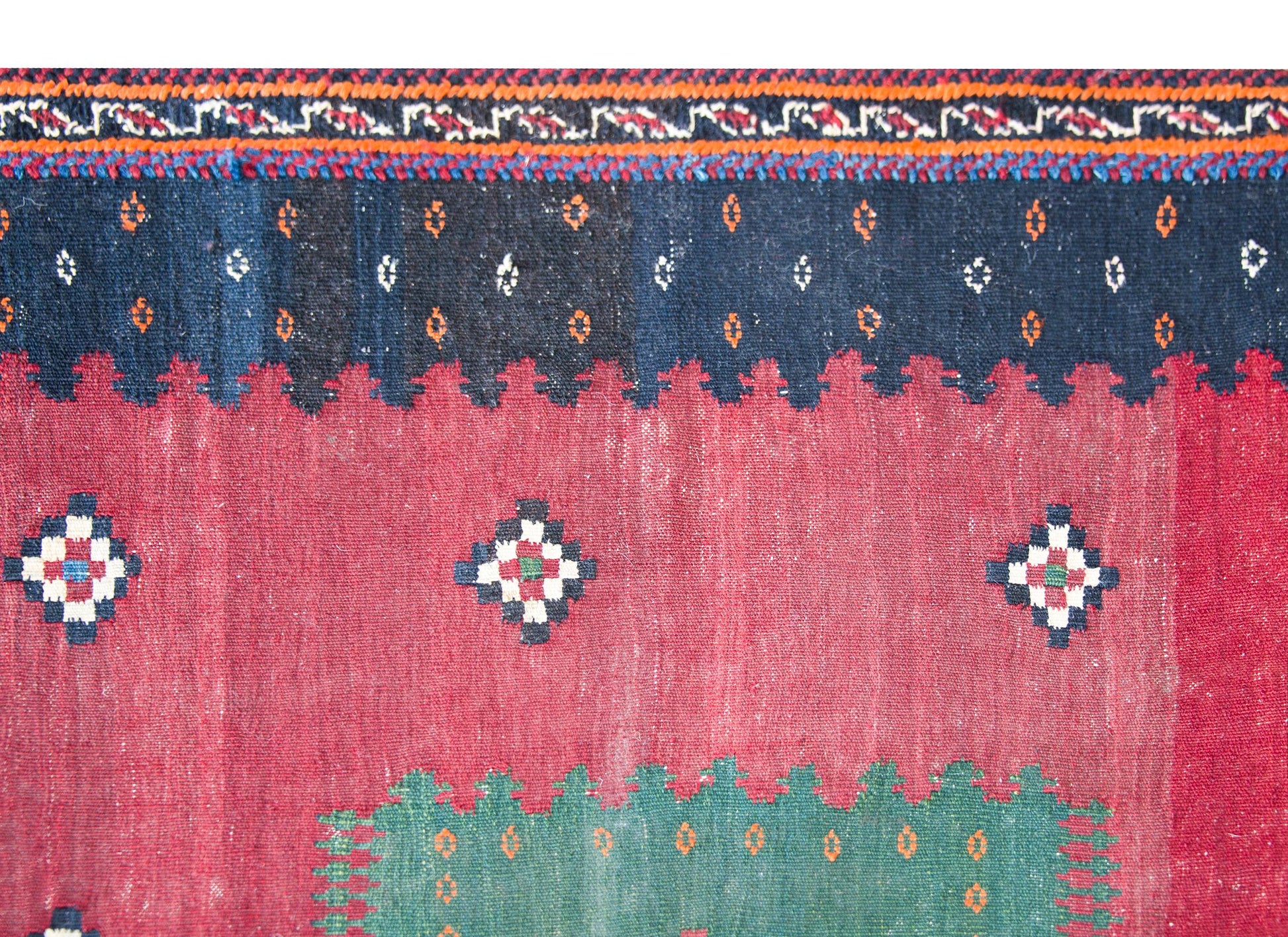 Early 20th Century Persian Afshar Sofreh Rug For Sale