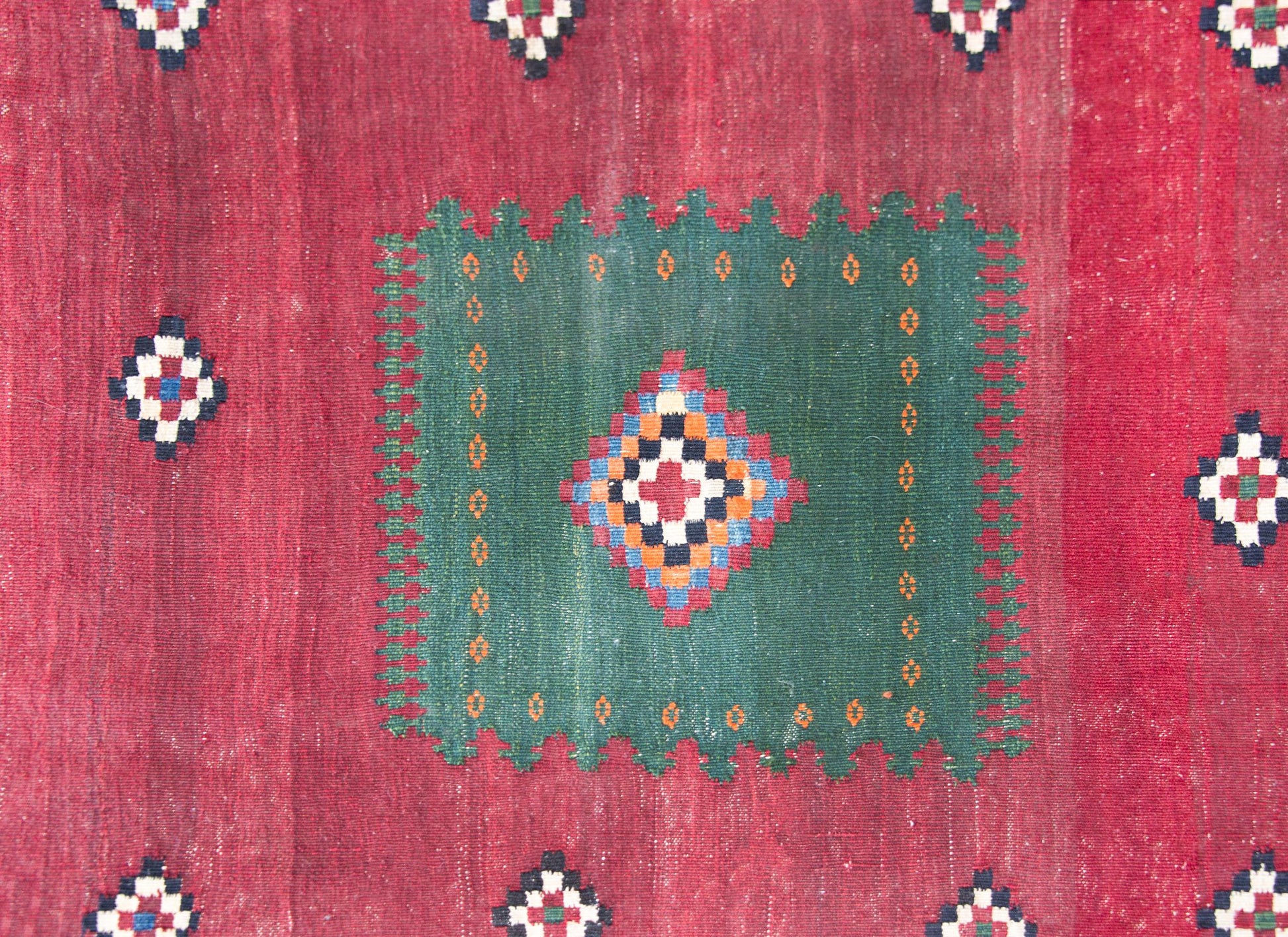 Early 20th Century Persian Afshar Sofreh Rug For Sale