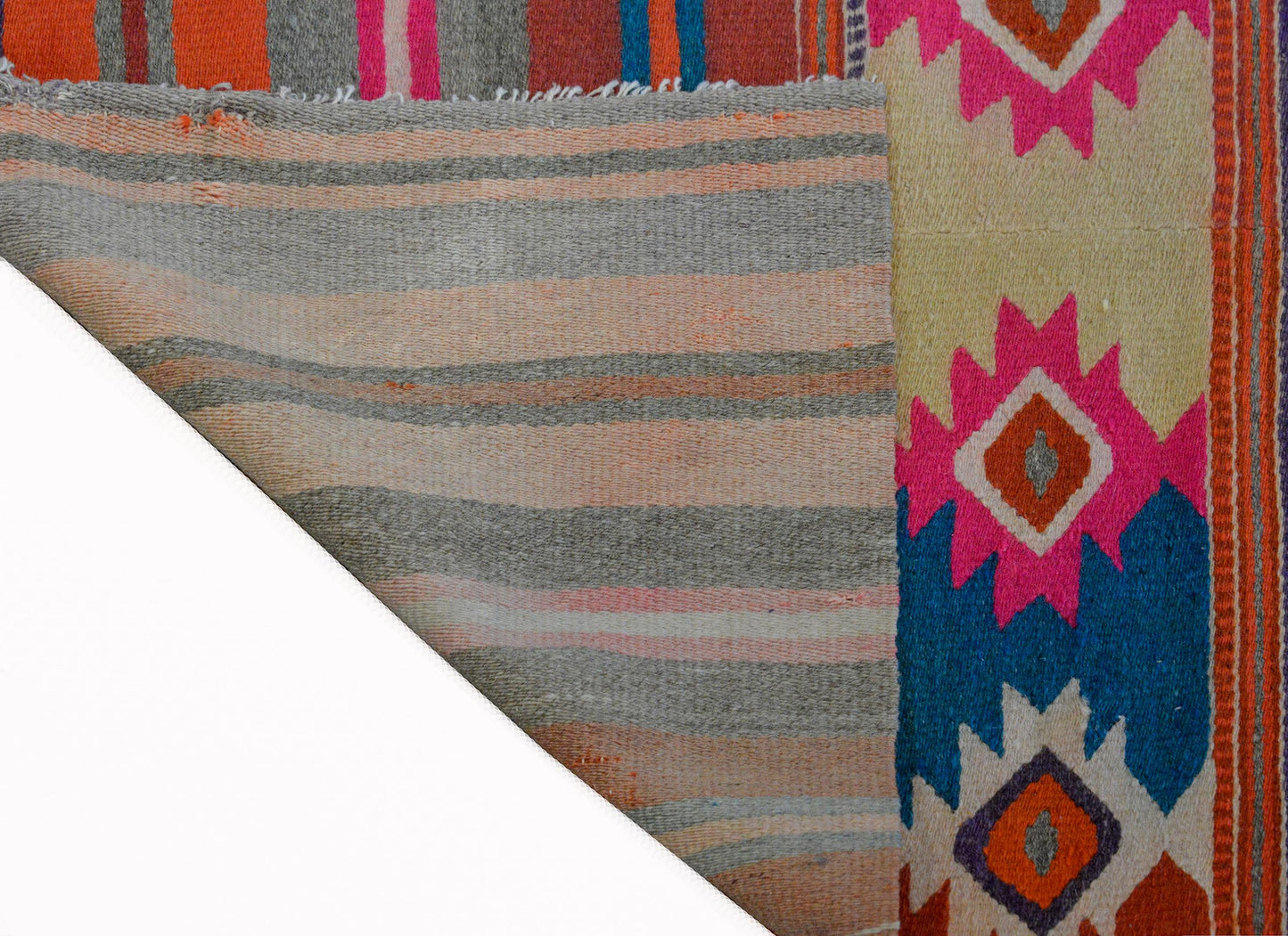 Late 20th Century Mexican Kilim Rug For Sale