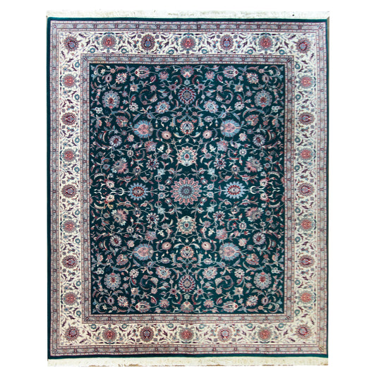 Vintage Indian Tabriz Rug For Sale