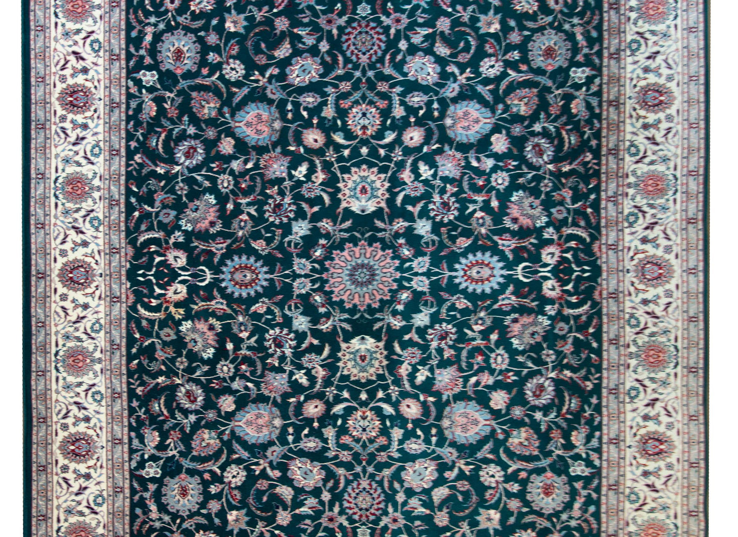 Vintage Indian Tabriz Rug For Sale