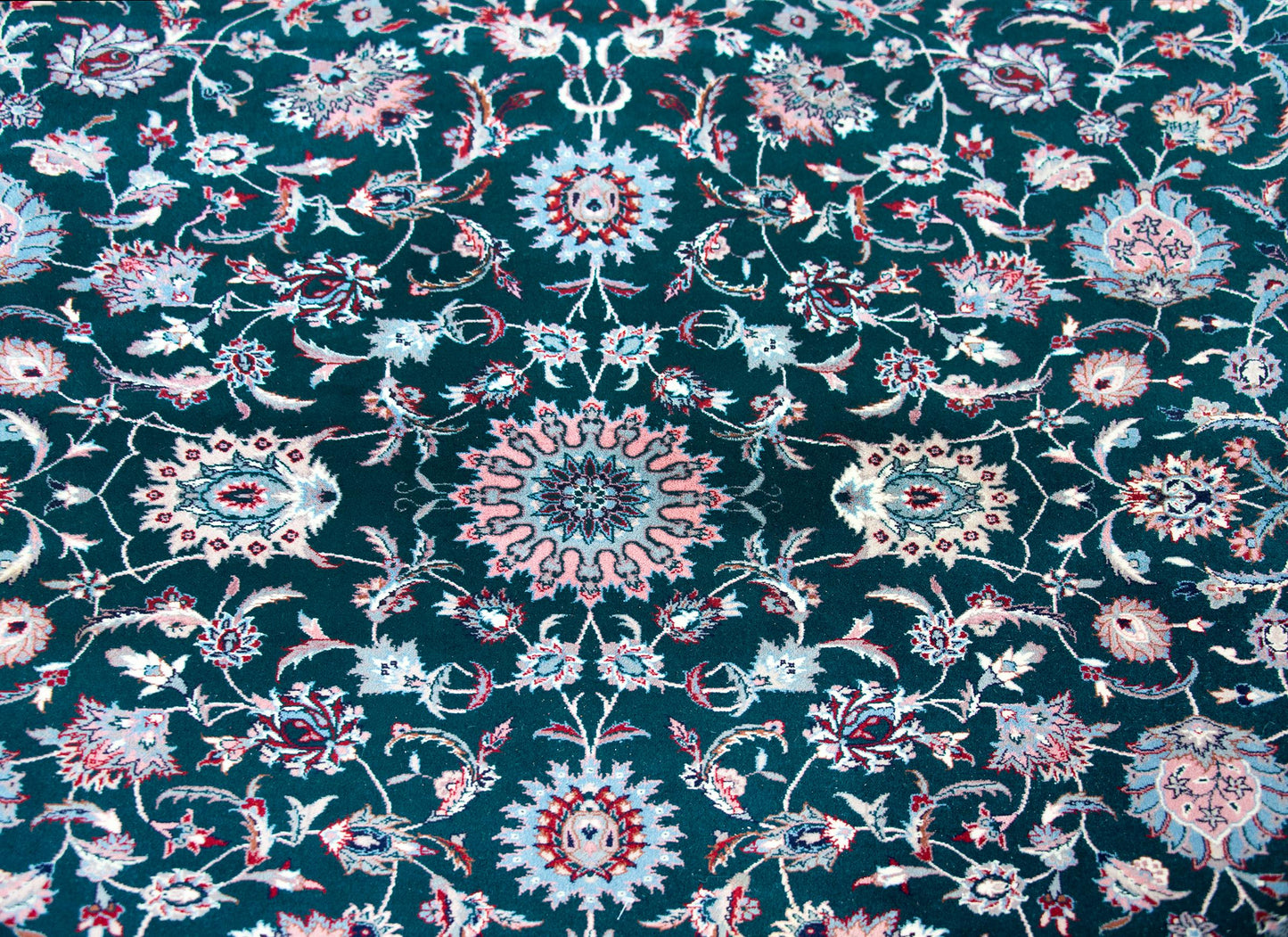 Vintage Indian Tabriz Rug For Sale