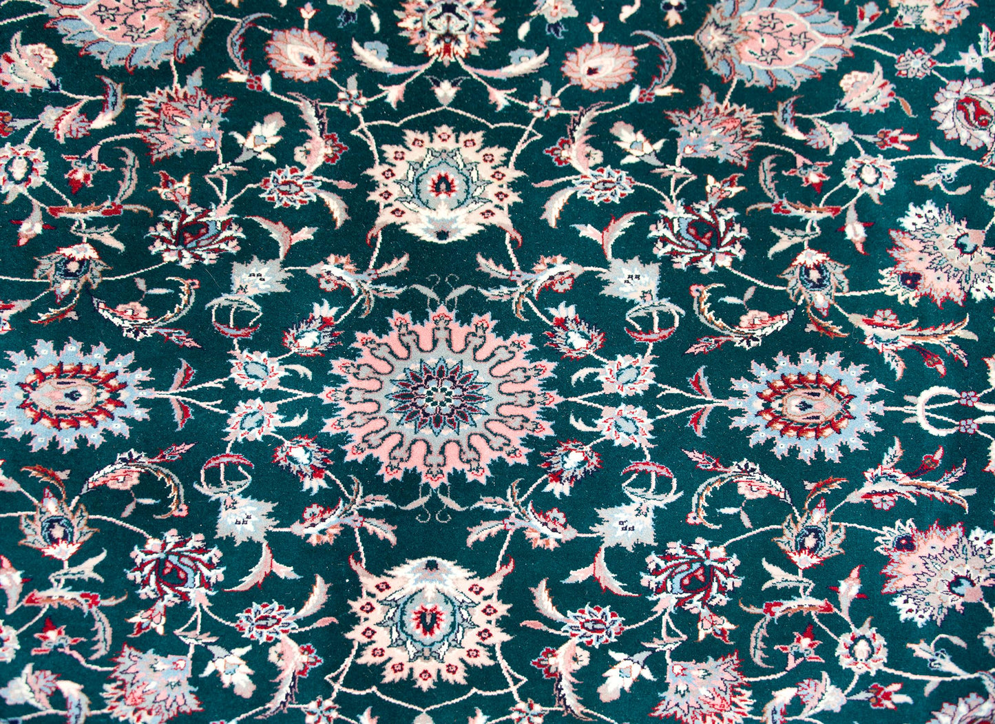 Vintage Indian Tabriz Rug For Sale