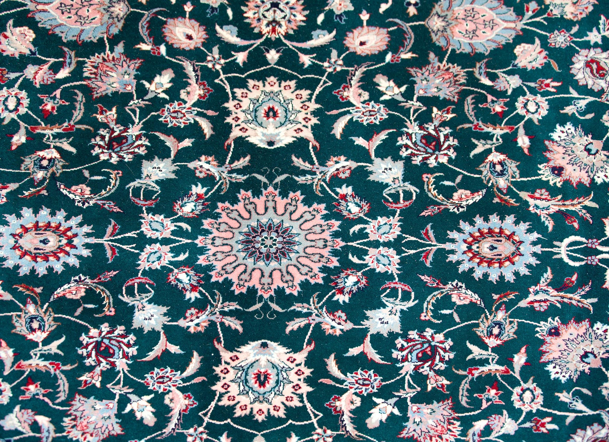 Vintage Indian Tabriz Rug For Sale