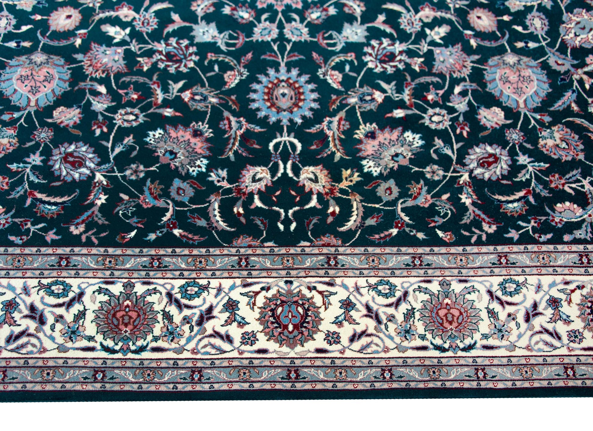 Vintage Indian Tabriz Rug For Sale