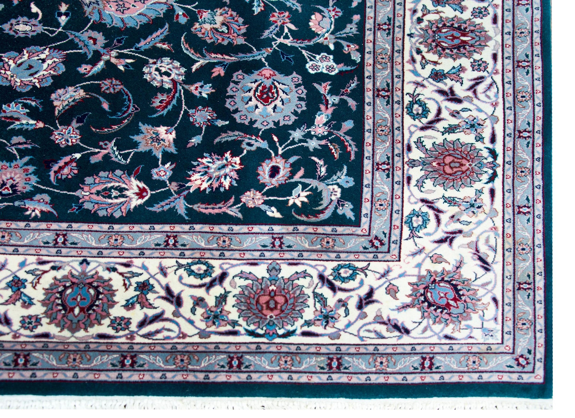 Vintage Indian Tabriz Rug For Sale
