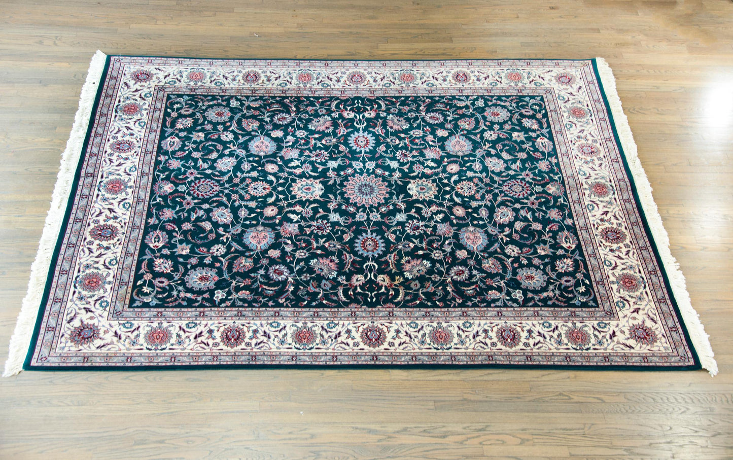 Vintage Indian Tabriz Rug For Sale
