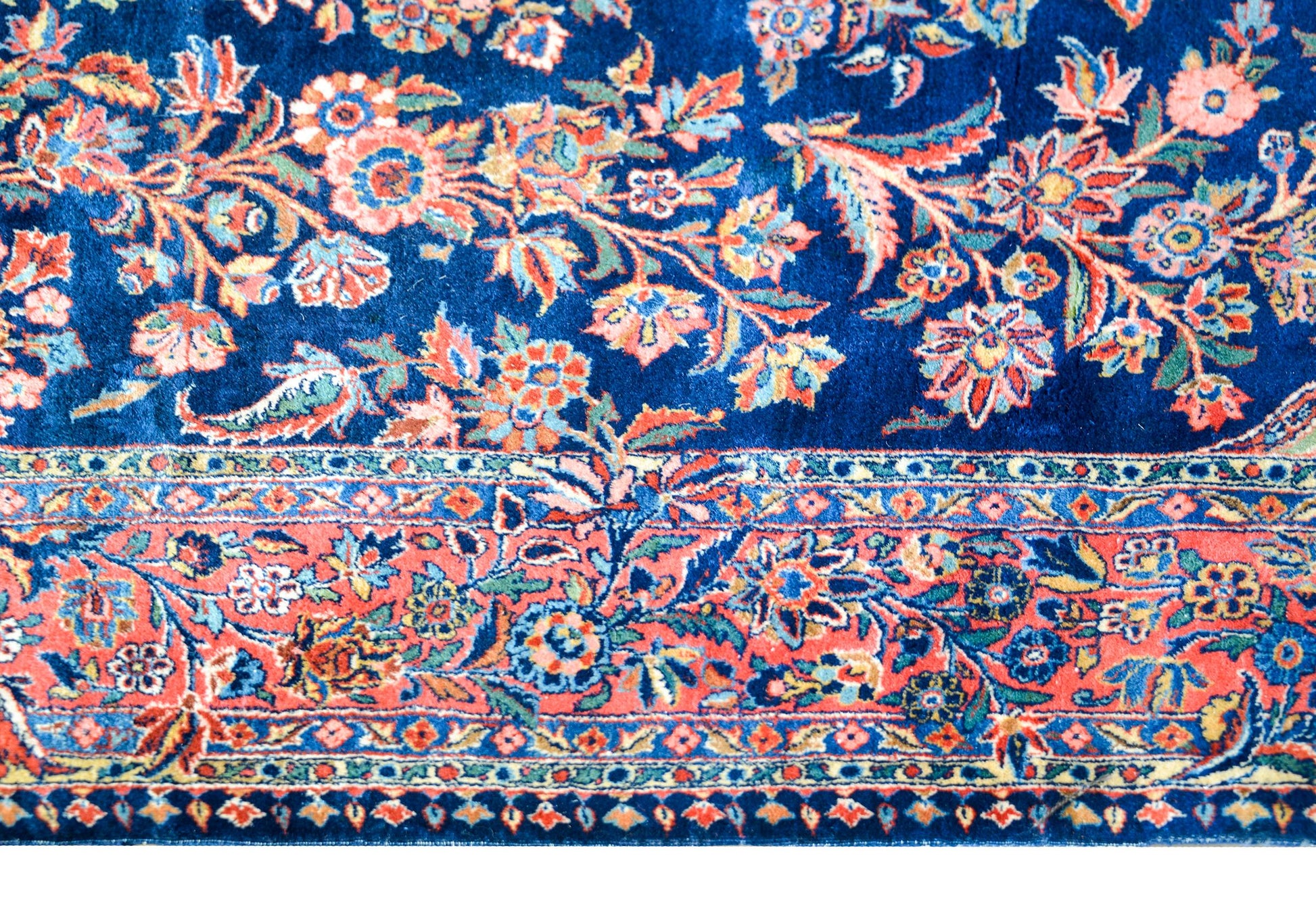 Early 20th Century Kashan Prayer Rug For Sale