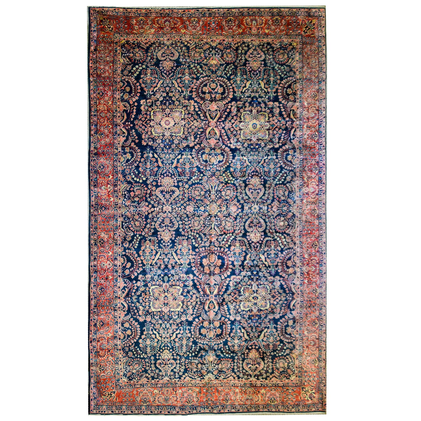Extraordinary Early 20th Century Sarouk Rug For Sale