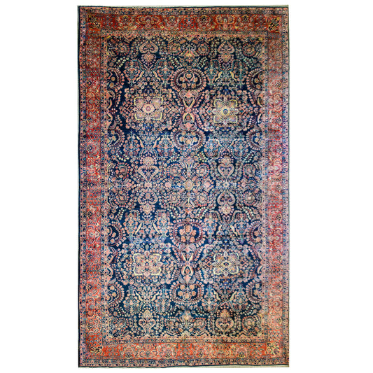 Extraordinary Early 20th Century Sarouk Rug For Sale