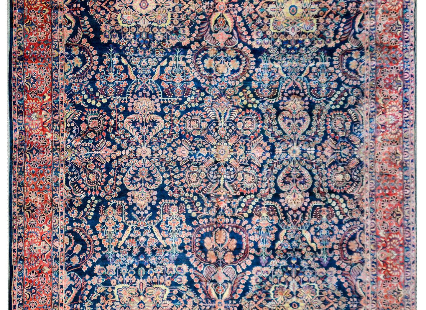Extraordinary Early 20th Century Sarouk Rug For Sale