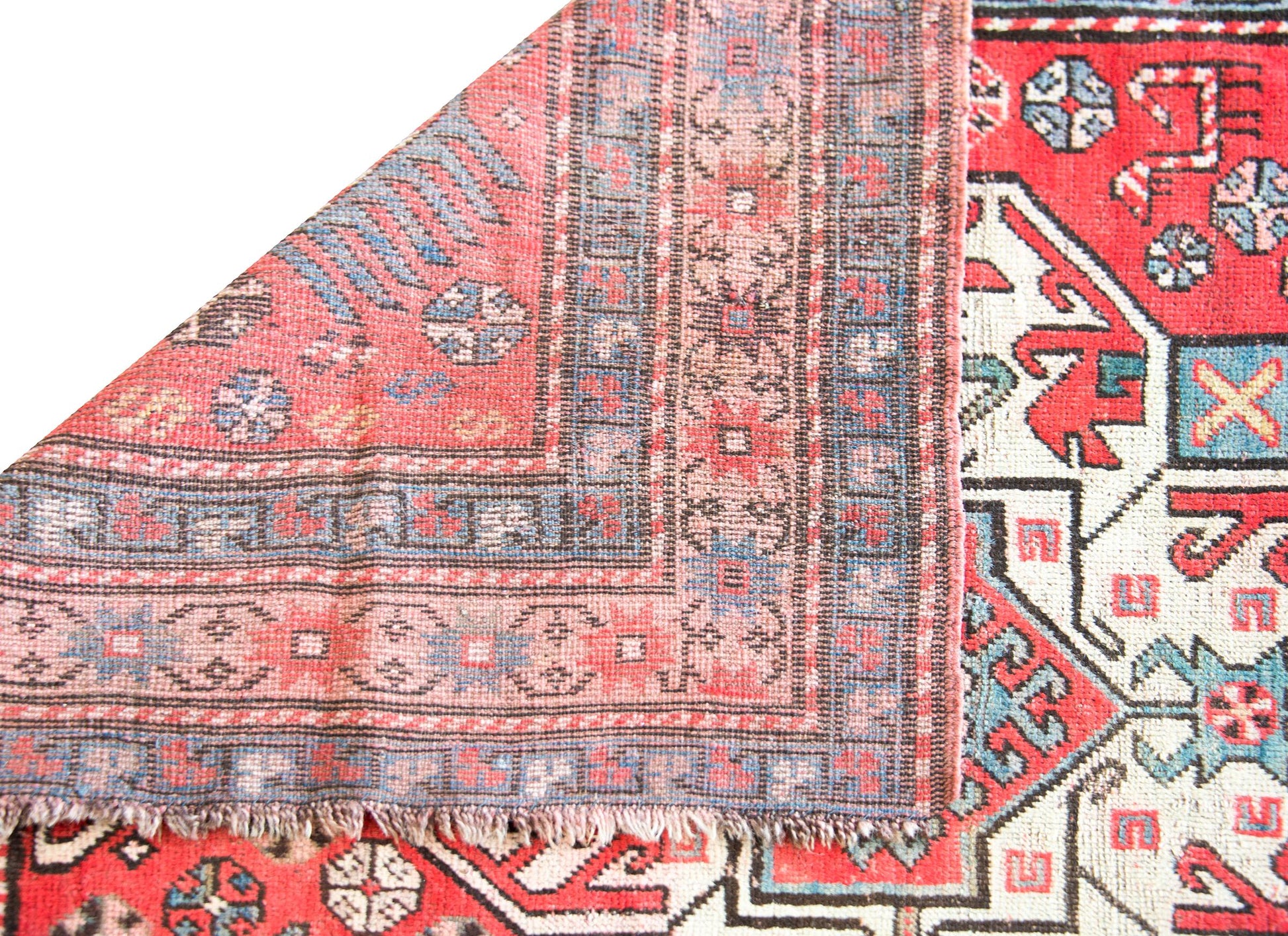Early 20th Century Persian Kazak Rug For Sale