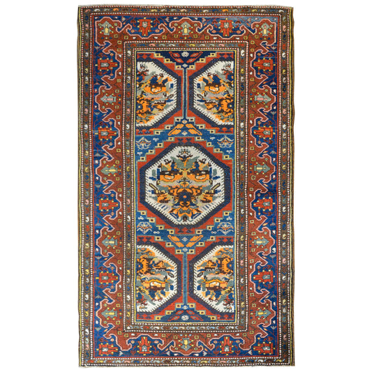 Early 20th Century Bakhtiari Rug For Sale