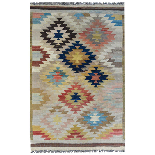 Late 20th Century Afghani Kilim Rug For Sale