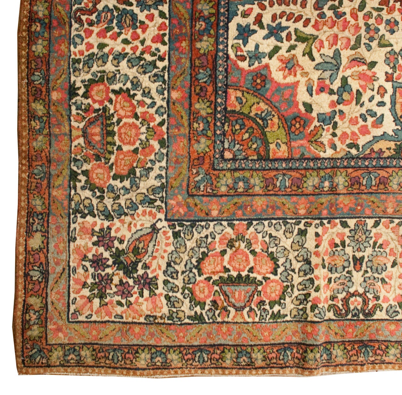 Early 20th Century Kirman Rug For Sale