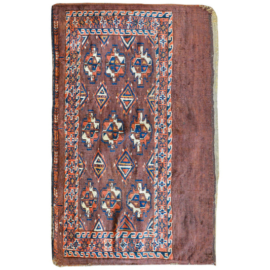 Late 19th Century Yamout Rug For Sale