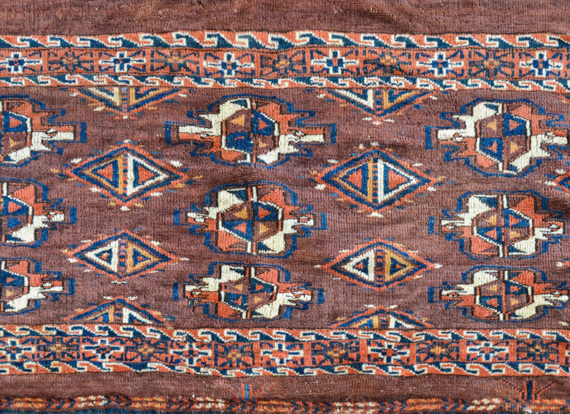 Late 19th Century Yamout Rug For Sale