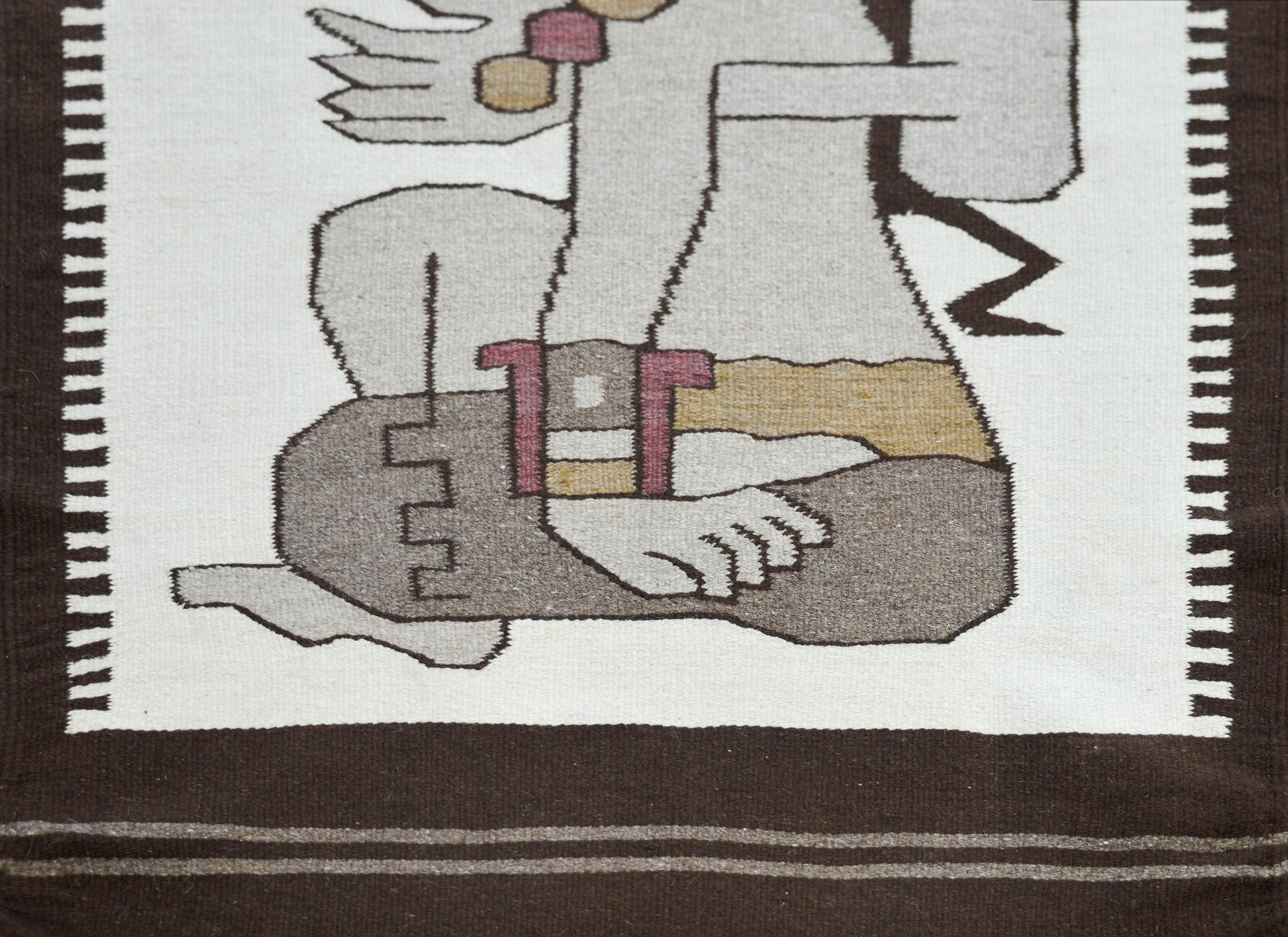 Mexican Flatweave Rug For Sale