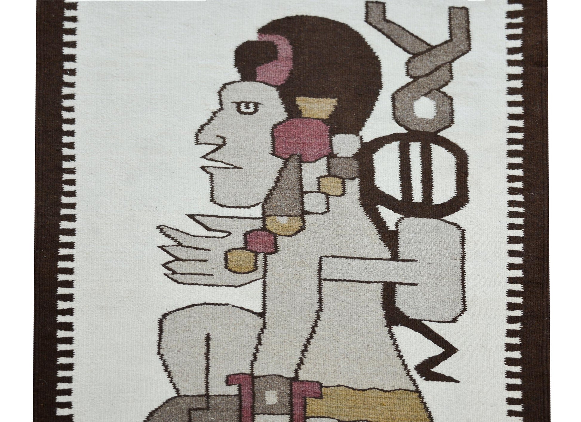 Mexican Flatweave Rug For Sale