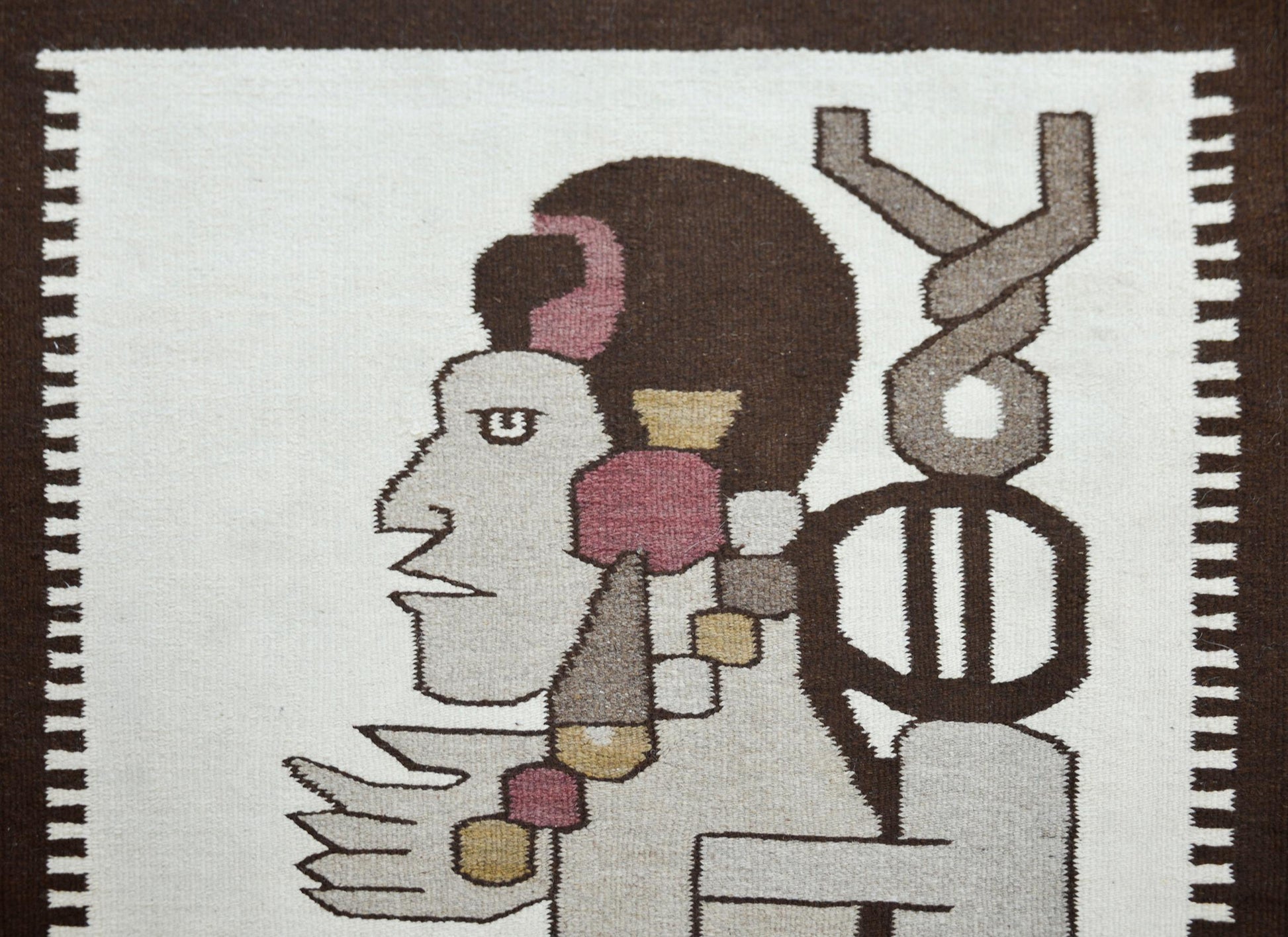 Mexican Flatweave Rug For Sale