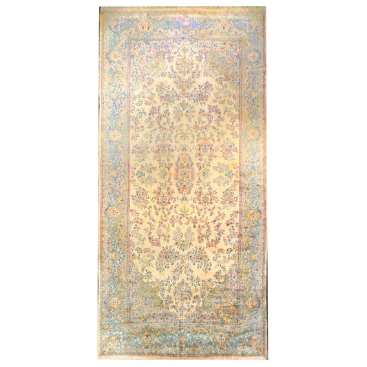 Massive Early 20th Century Kirman Rug For Sale