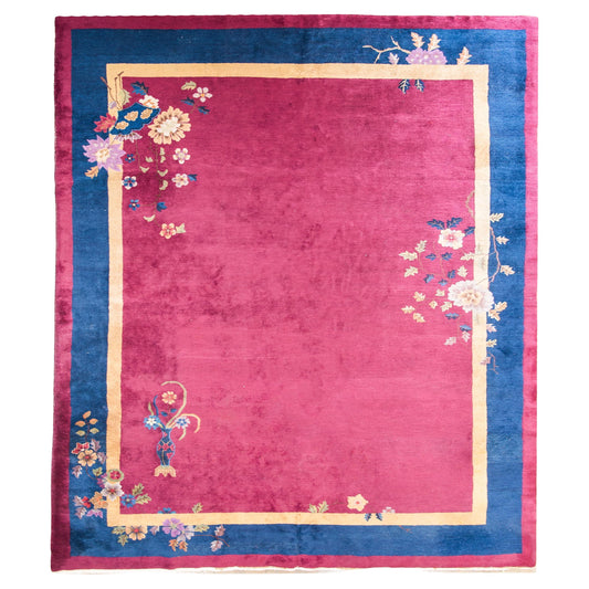 Early 20th Century Chinese Art Deco Rug For Sale