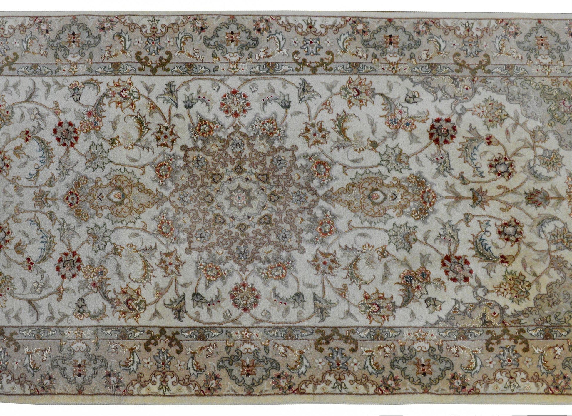 Vintage Tabriz-Style Runner For Sale