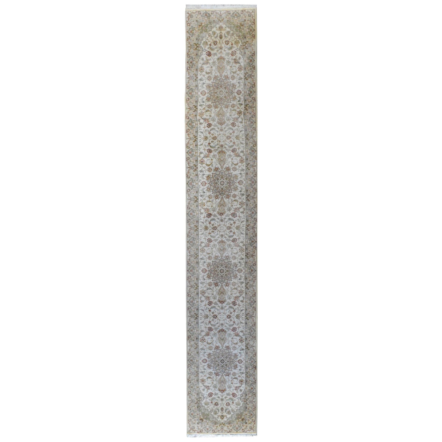 Vintage Tabriz-Style Runner For Sale