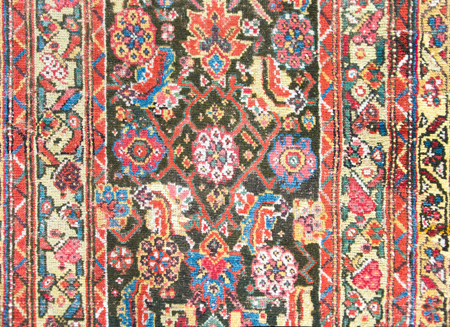 Early 20th Century Persian Kurdish Rug For Sale