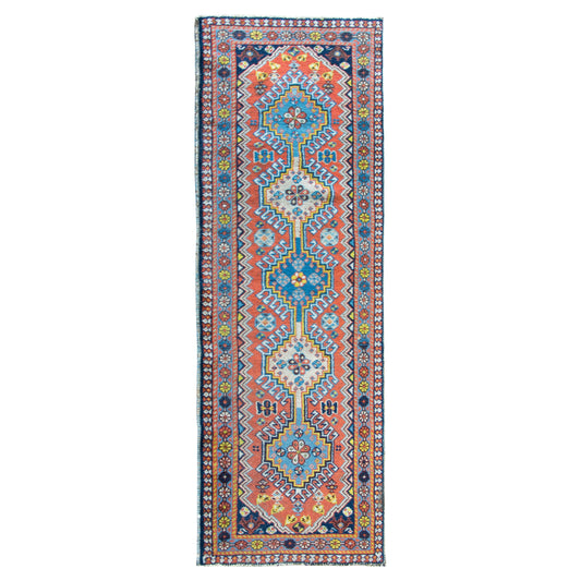 Early 20th Century Persian Heriz Runner For Sale