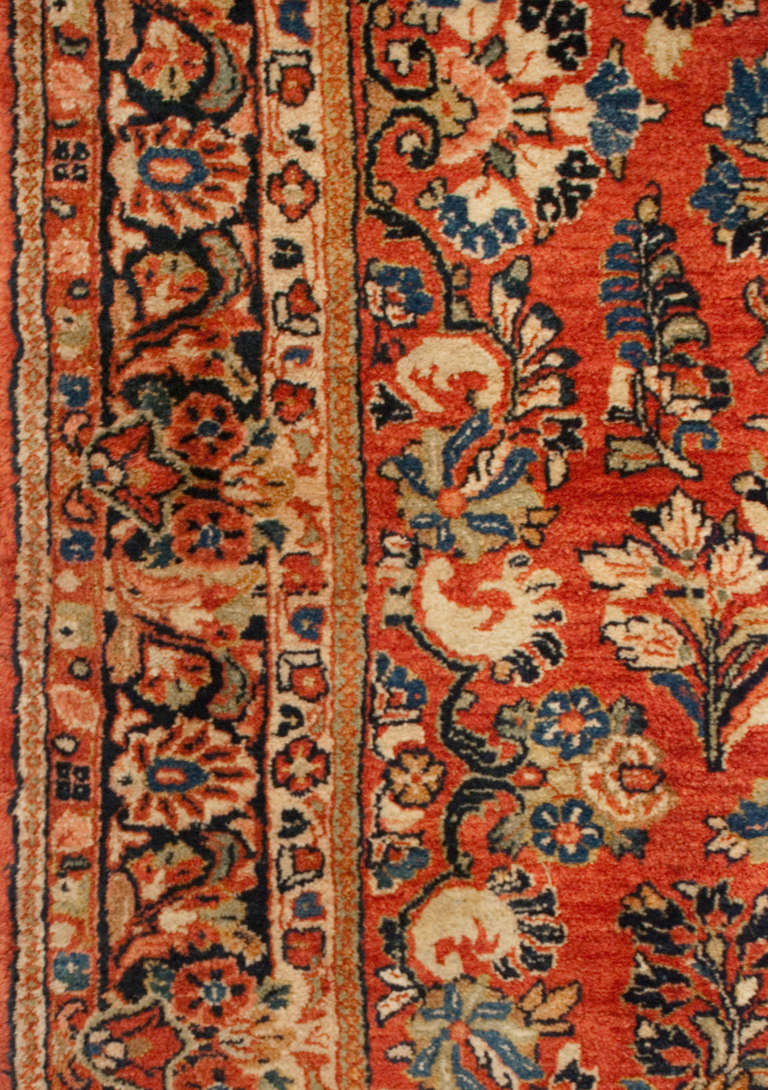 Early 20th Century Persian Sarouk Runner For Sale