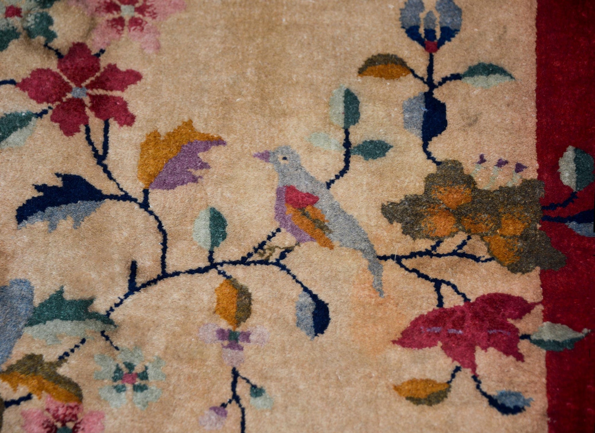 Early 20th Century Chinese Art Deco Rug For Sale