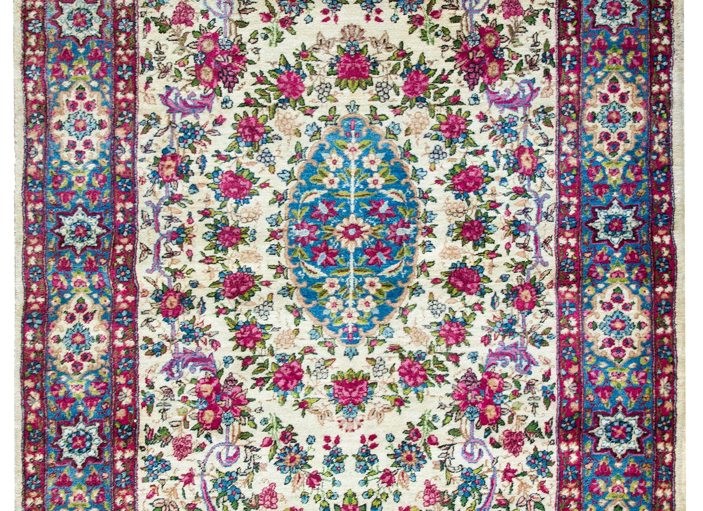 Early 20th Century Persian Kirman Rug For Sale