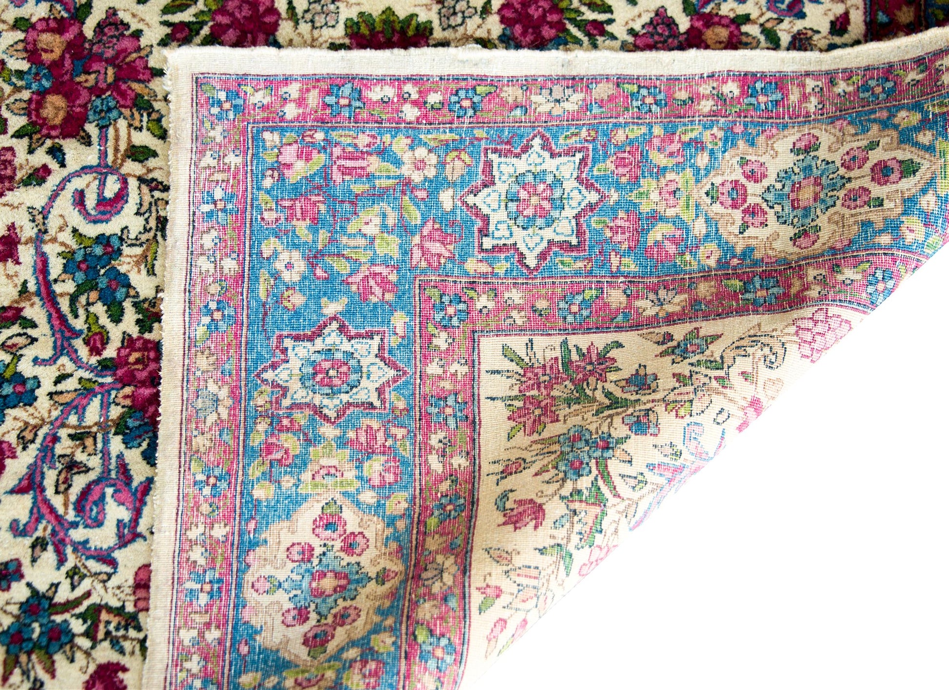 Early 20th Century Persian Kirman Rug For Sale