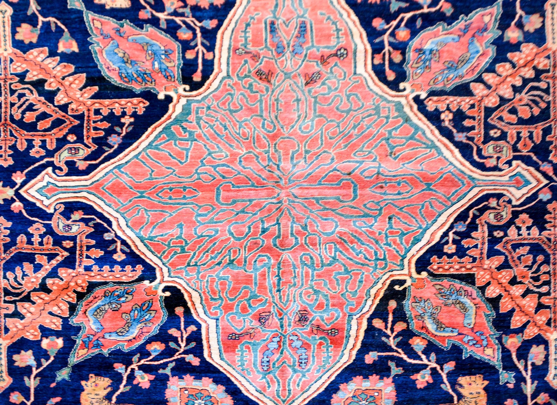 Extraordinary Monumental 19th Century Sarouk Farahan Rug For Sale