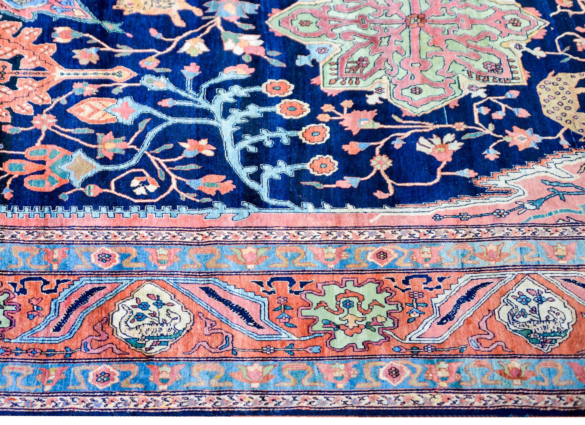 Extraordinary Monumental 19th Century Sarouk Farahan Rug For Sale